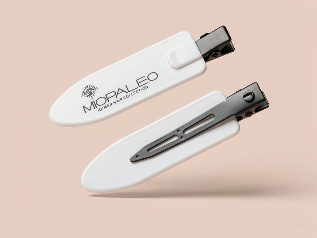 Miopaleo No-Crease Matte Clips – Long Length (2 pcs)